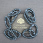 DANISH - Hair Tie - Supreme - L.Grey/Grey - Stripe