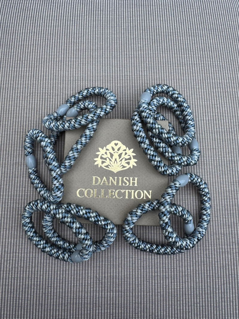 DANISH - Hair Tie - Supreme - L.Grey/Grey - Stripe