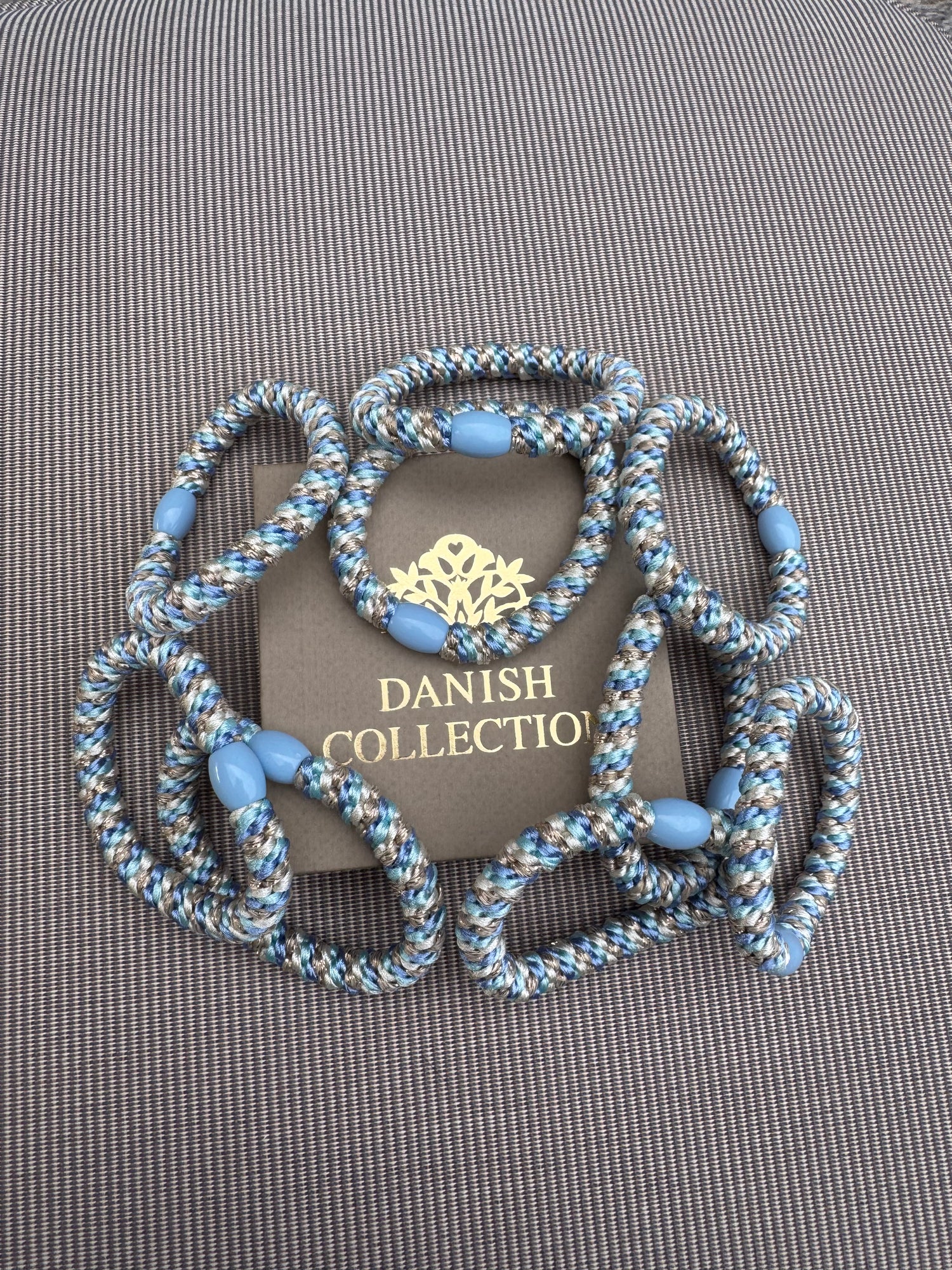 DANISH - Hair Tie - Supreme - Blue/Beige/White