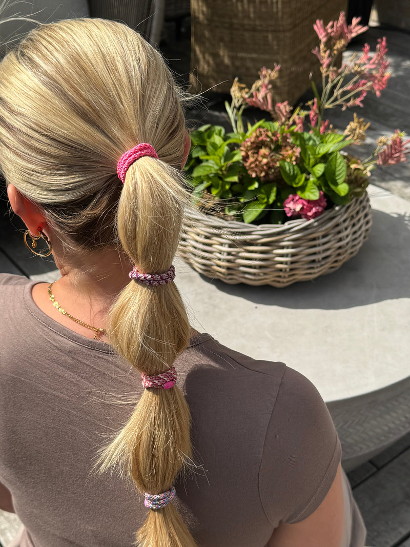 DANISH - Hair Tie - Slim - Supreme - Raspberry Pink