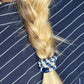 DANISH - Hair Tie - Supreme - Denim/White Stripe