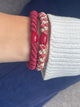 DANISH - Hair Tie - Supreme - Coral/Beige Stripe