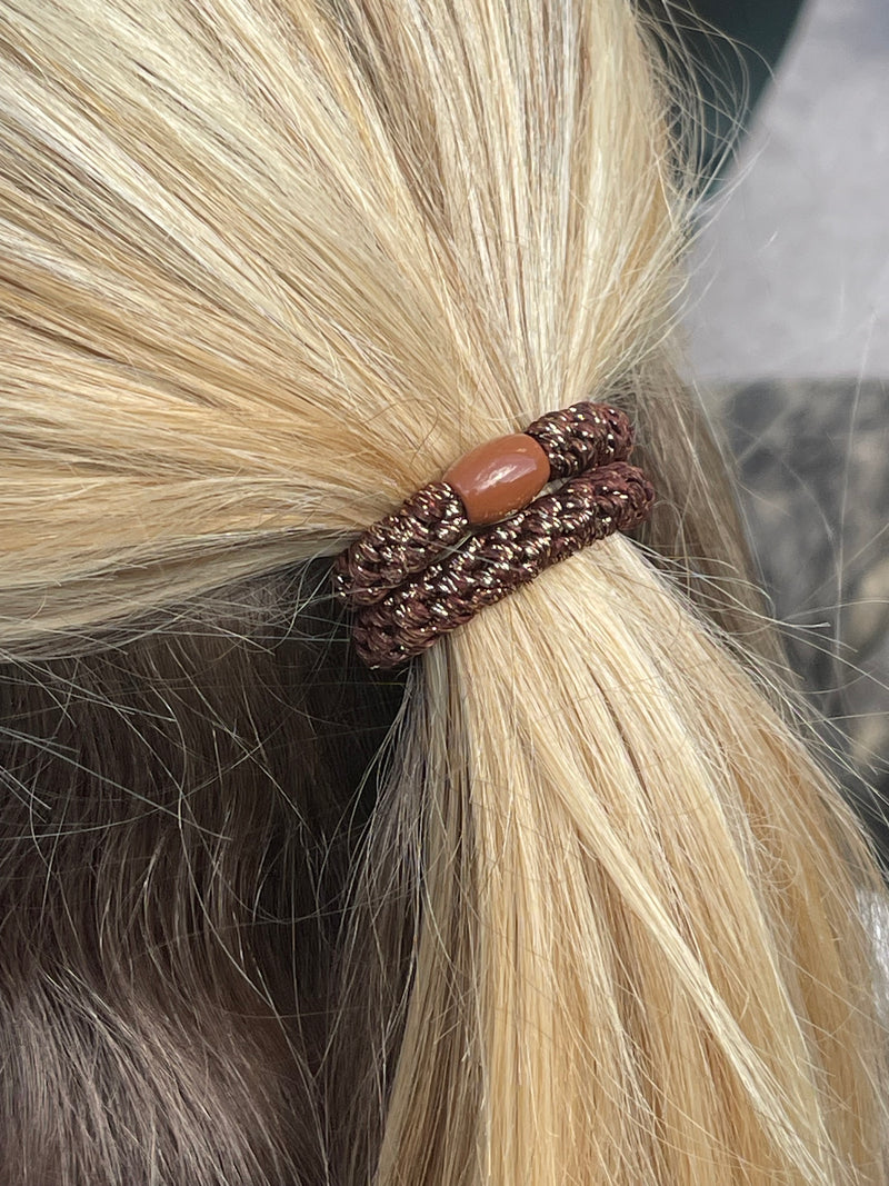 DANISH - Hair Tie - Supreme - Bronze Glitter