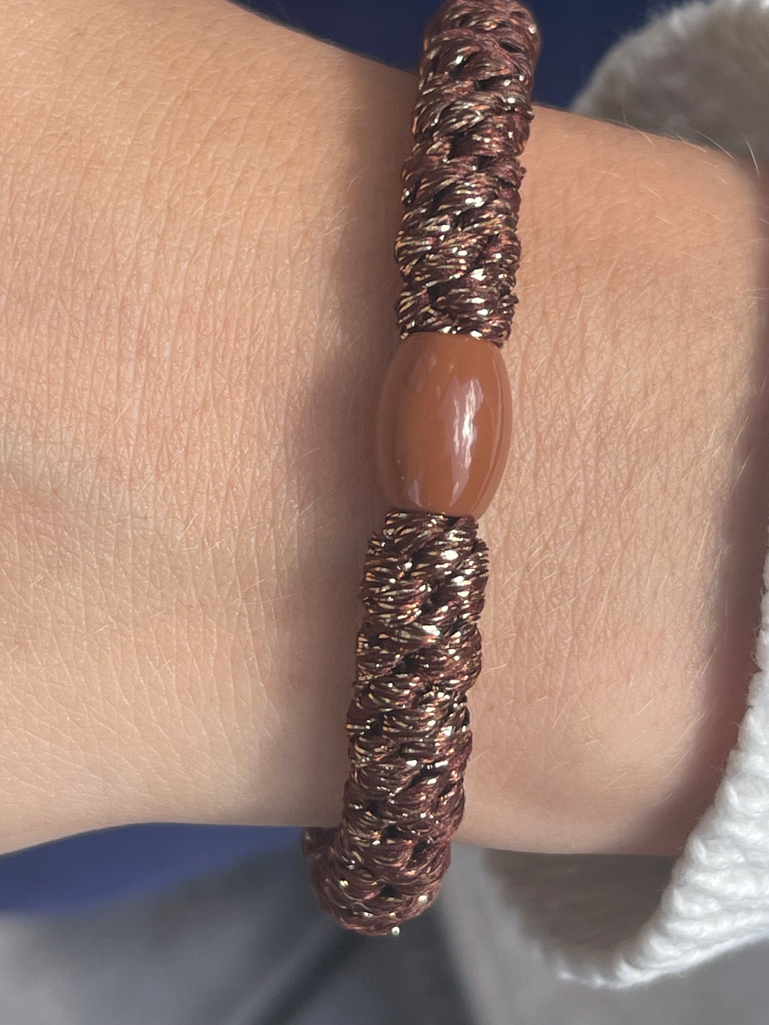DANISH - Hair Tie - Supreme - Bronze Glitter