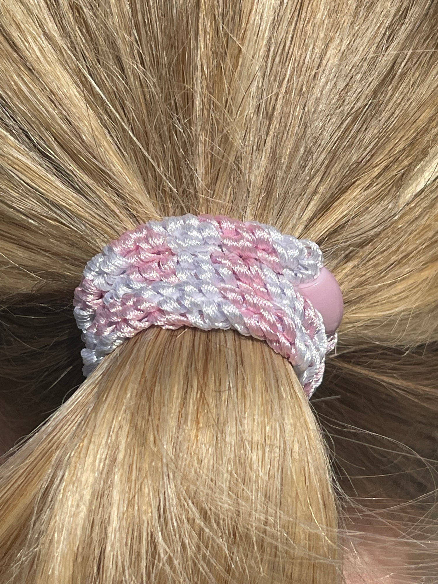 DANISH - Hair Tie - Supreme - Baby Pink/Stripe