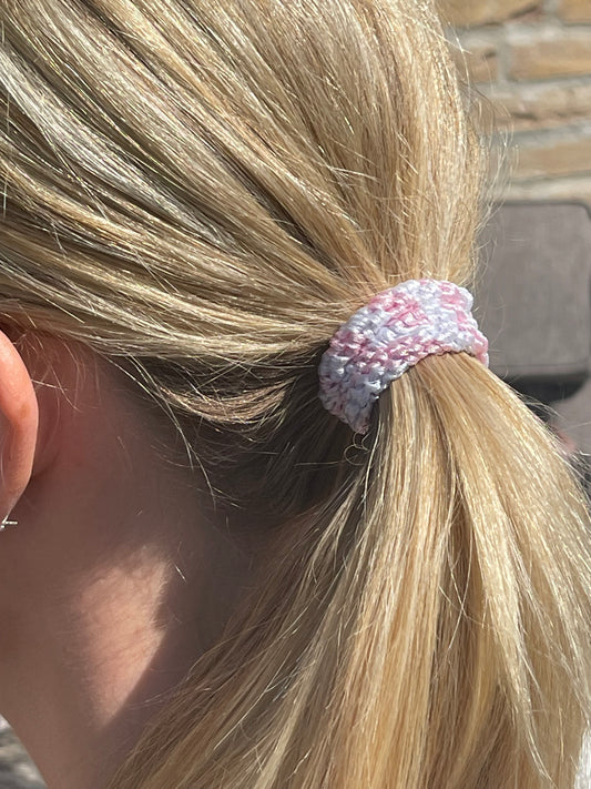 DANISH - Hair Tie - Supreme - Baby Pink/Stripe