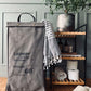 Laundry Basket - Canvas - Dark Grey