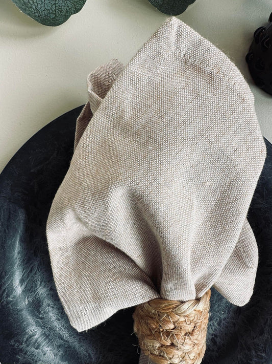 Napkin - Set/4 - Fabric - Sand