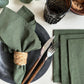 Napkin - Set/4 - Fabric - Olive