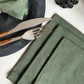 Napkin - Set/4 - Fabric - Olive