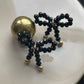 Earrings - JULIETTA - Bow Beaded Black