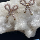 Earrings - JULIETTA - Bow Beaded Lavender