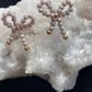Earrings - JULIETTA - Bow Beaded Lavender