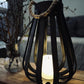 Lantern - Natural Colour - Solar - H34cm