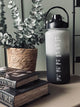 Sports Drinking Bottle - EVERYDAY - XXXL - 2000ML - Black/Grey