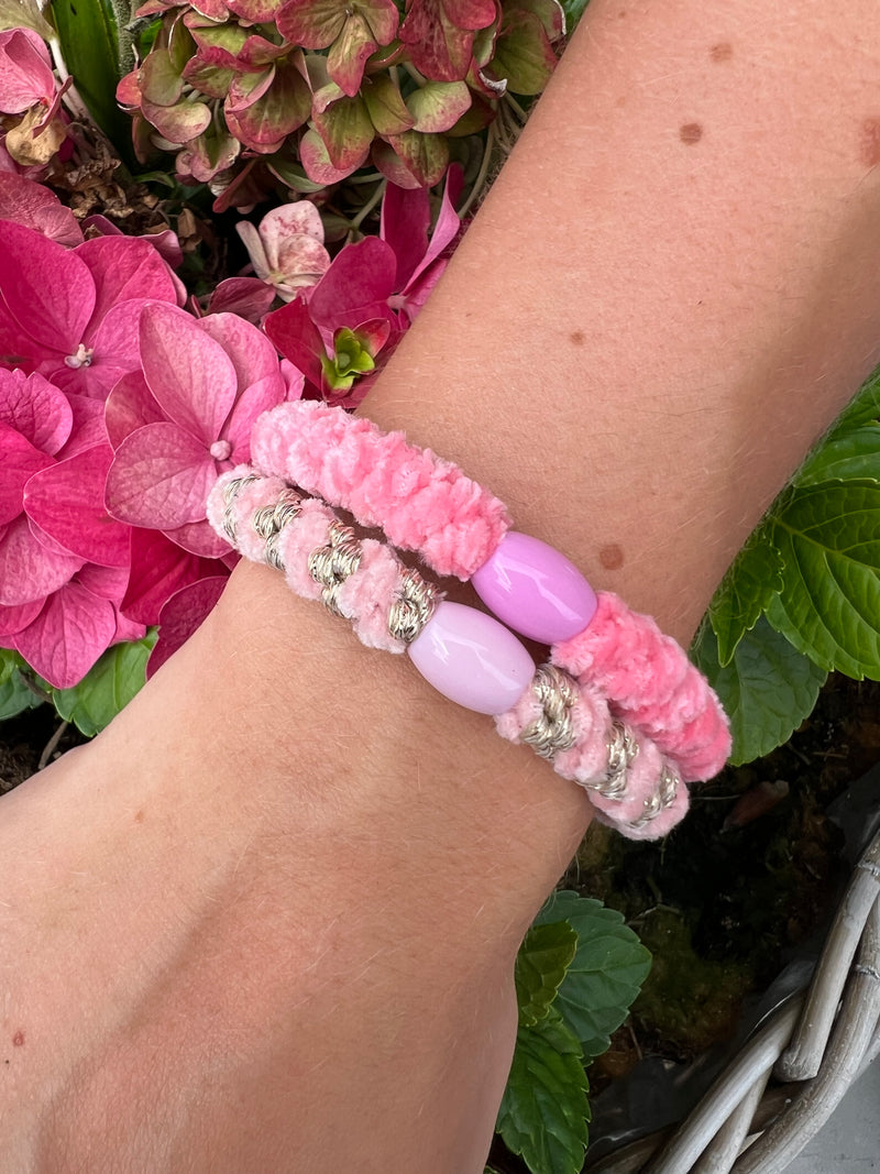 DANISH - Hair Tie - Supreme - Velvet - Bubblegum