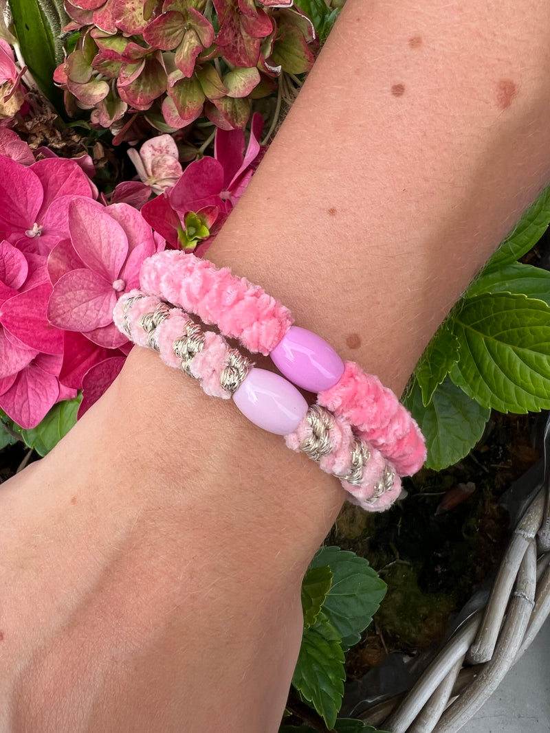 DANISH - Hair Tie - Supreme - Velvet - Bubblegum