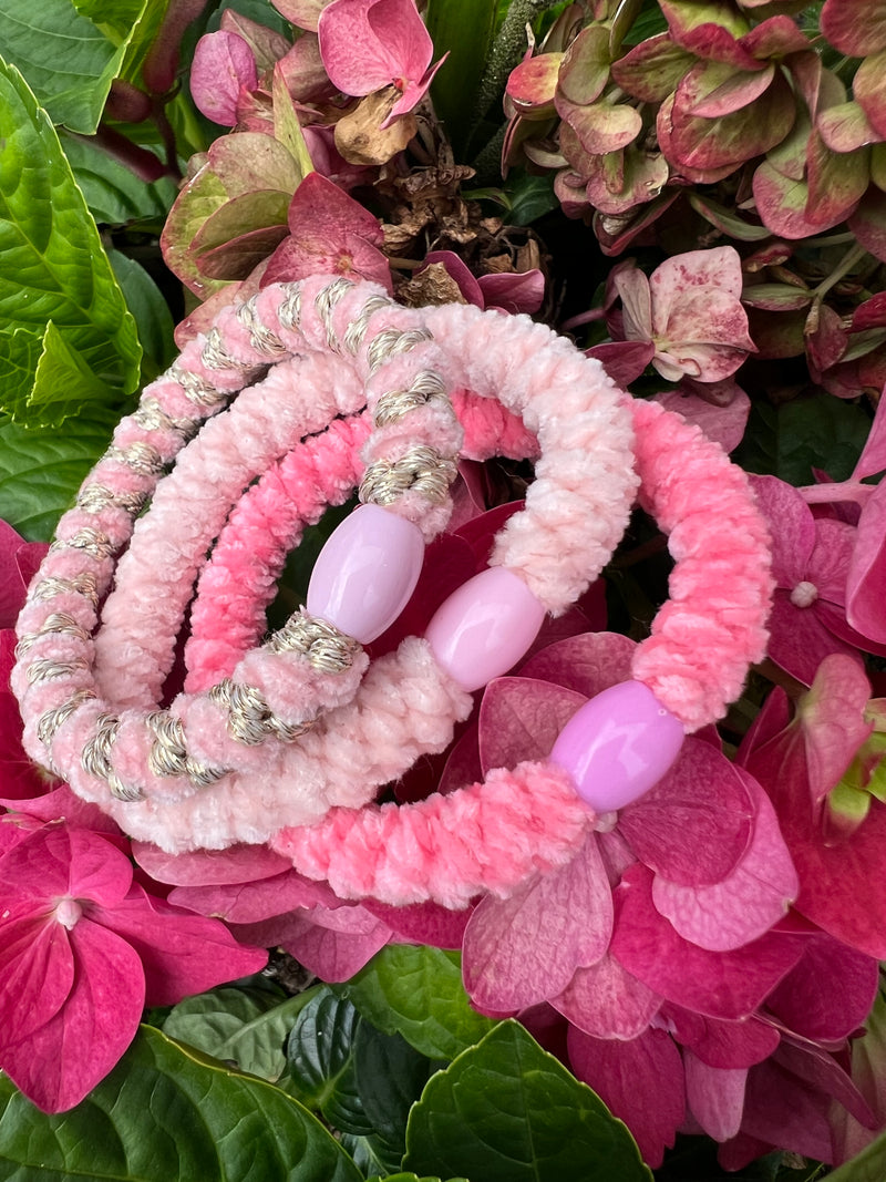 DANISH - Hair Tie - Supreme - Velvet - Bubblegum