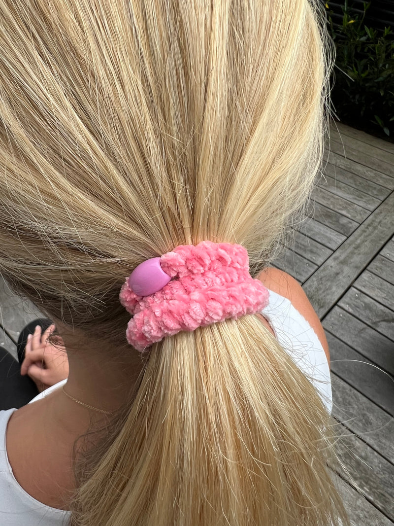 DANISH - Hair Tie - Supreme - Velvet - Bubblegum