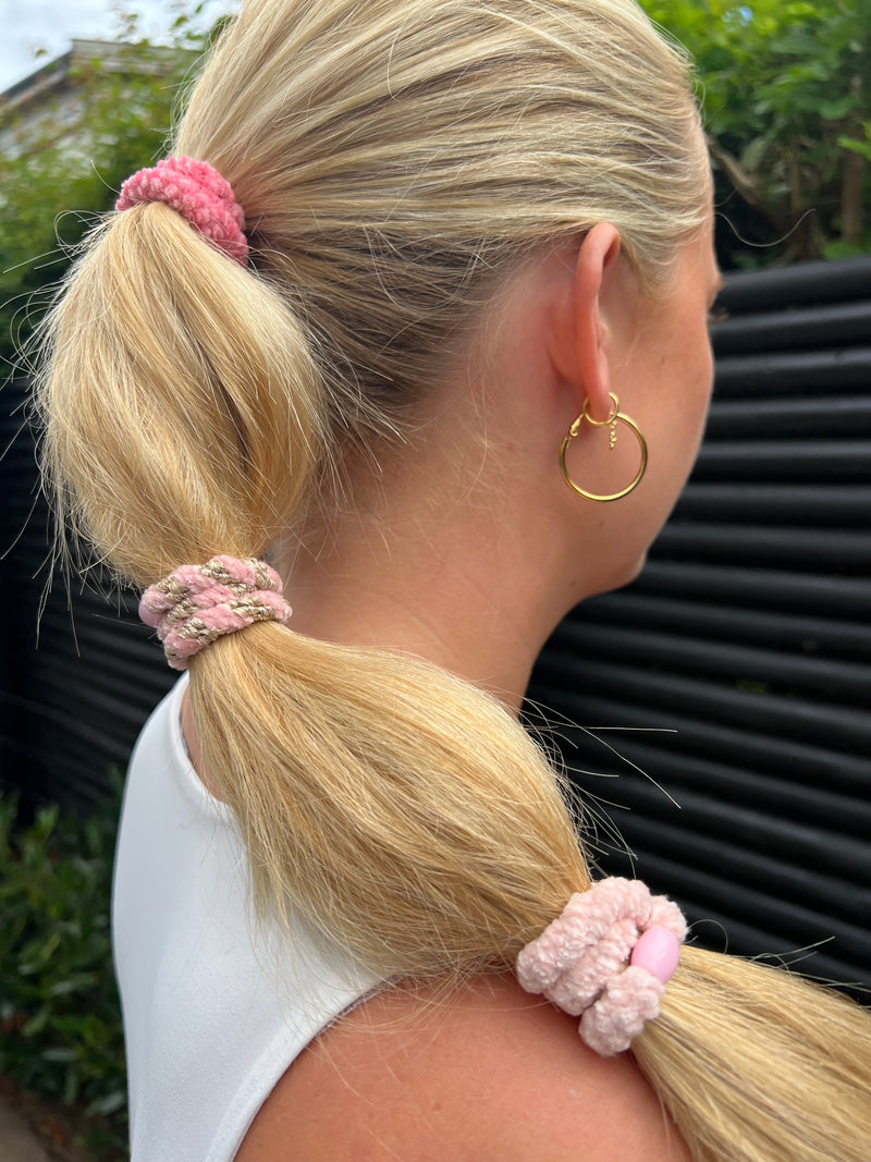 DANISH - Hair Tie - Supreme - Velvet - Soft Pink