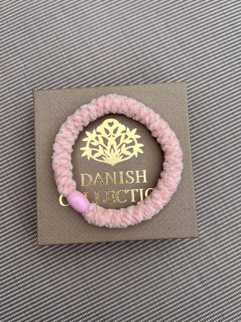 DANISH - Hair Tie - Supreme - Velvet - Soft Pink