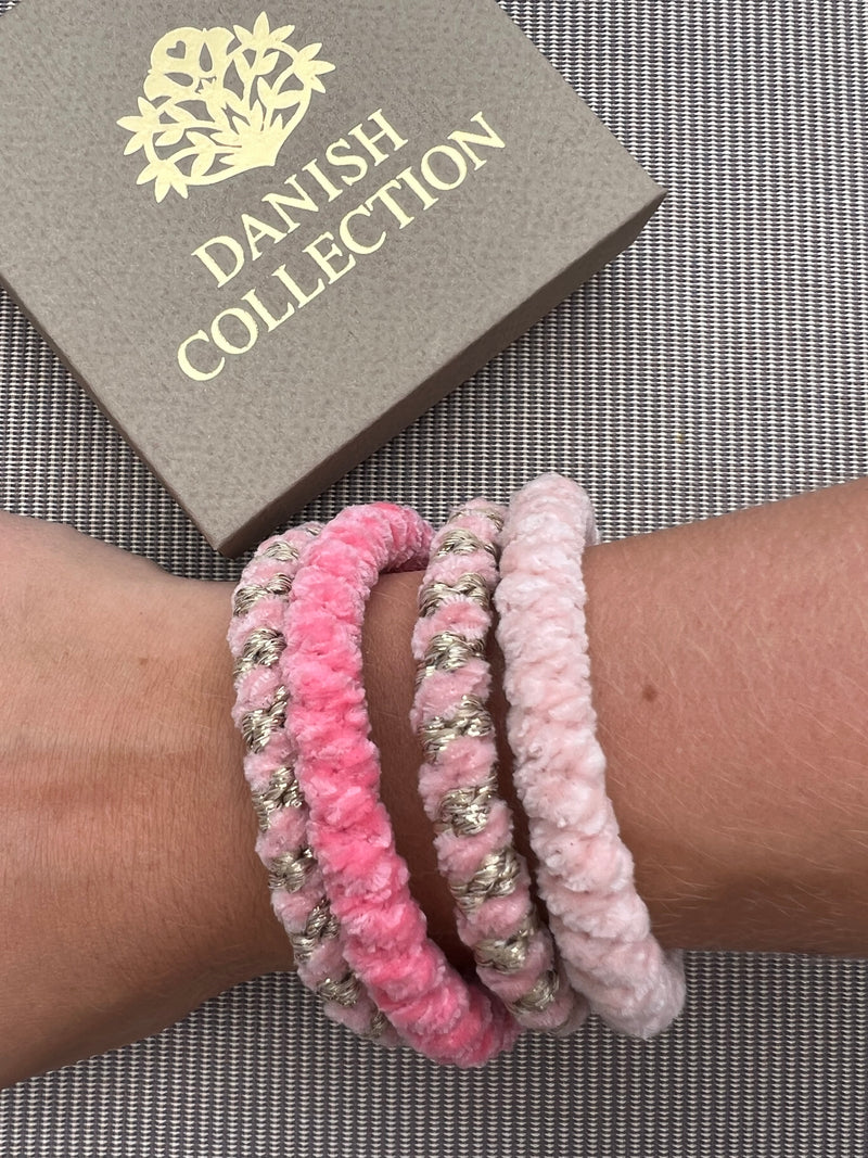 DANISH - Hair Tie - Supreme - Velvet - Soft Pink