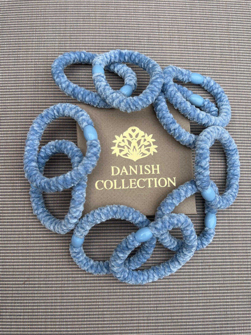 DANISH - Hair Tie - Supreme - Velvet - Baby Blue