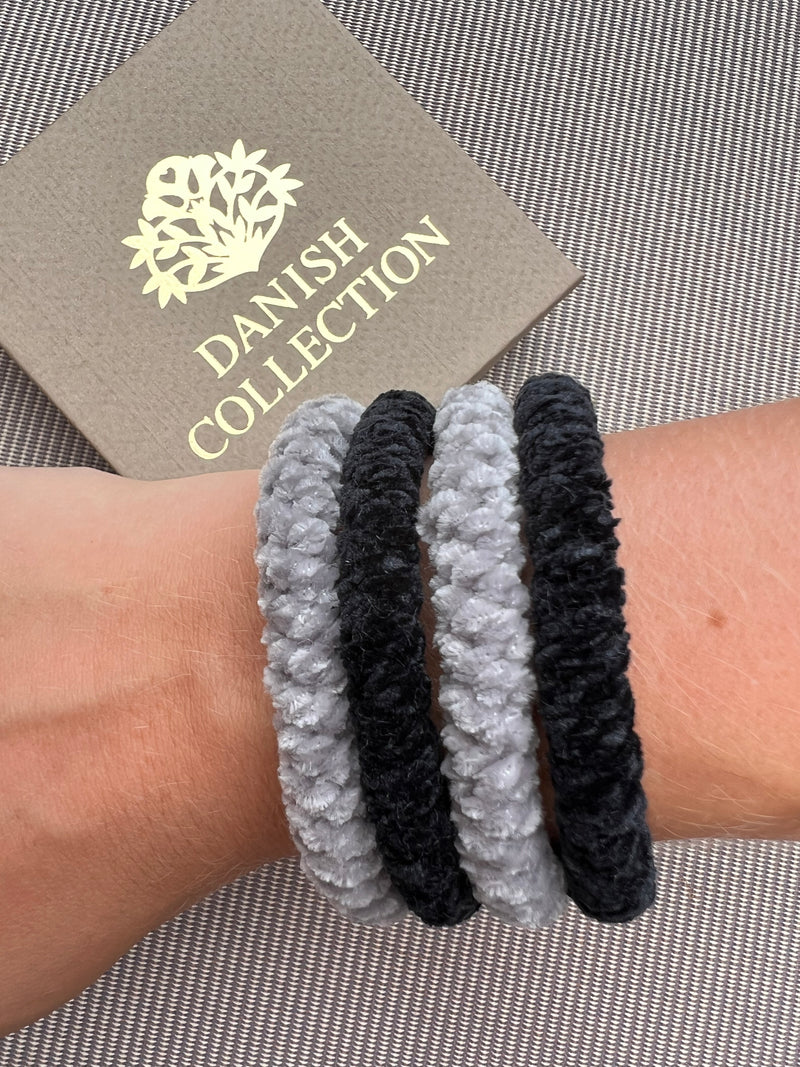 DANISH - Hair Tie - Supreme - Velvet - Black