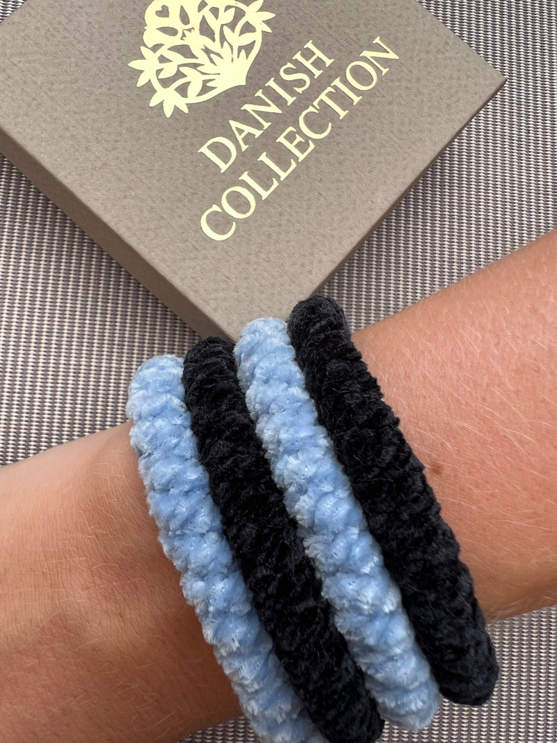 DANISH - Hair Tie - Supreme - Velvet - Black