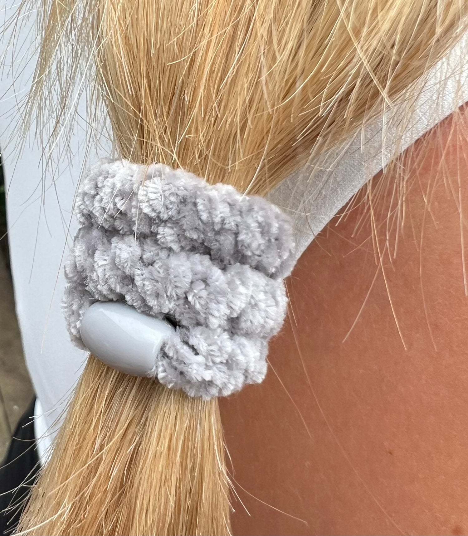 DANISH - Hair Tie - Supreme - Velvet - Grey