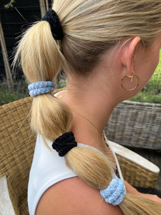 DANISH - Hair Tie - Supreme - Velvet - Black