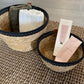 Basket Seagrass - Black Edge