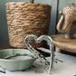 Hair Clip - Heart - Silver Plated