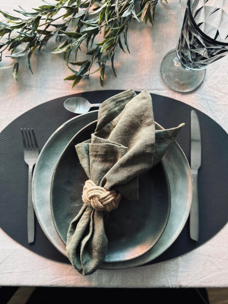 Napkin Ring - Jute - Braided