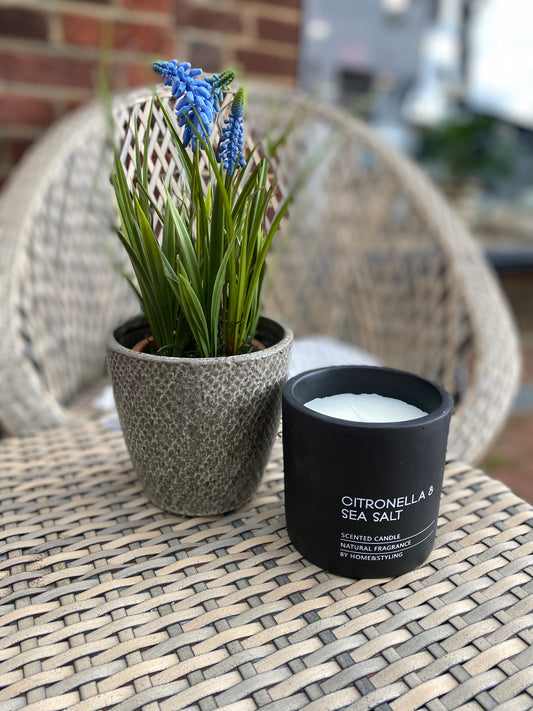 Citronella and Sea Salt Candle - Outdoor