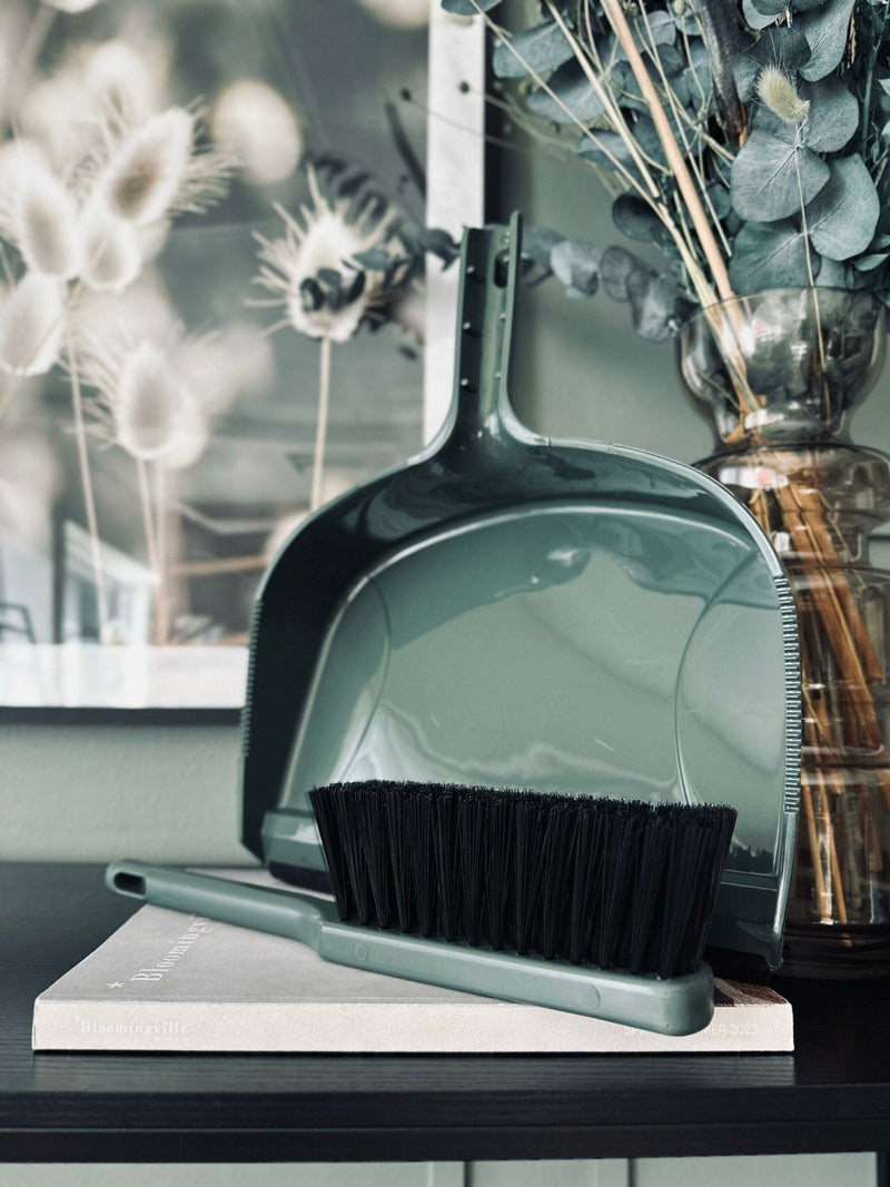 Dustpan & Brush - Green - BIG SIZE