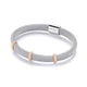 J-JAZ - Monique Bracelet - Two Tone Sterling Silver & Rose Gold plated