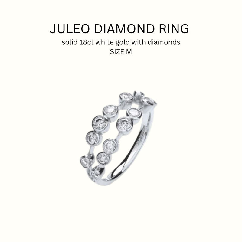 Juleo Jewellery - 18ct White Gold Diamond Ring