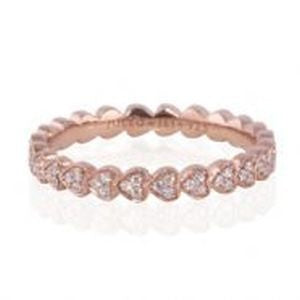 Juleo Jewellery - 18ct Rose Gold Diamond Heart Ring