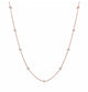 J-JAZ - Giovanna Rose Gold Plated  Necklace - 925 Sterling Silver