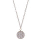VIA London - Large Pave Disc Necklace