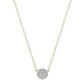 VIA London - Medium Pave Disc Necklace