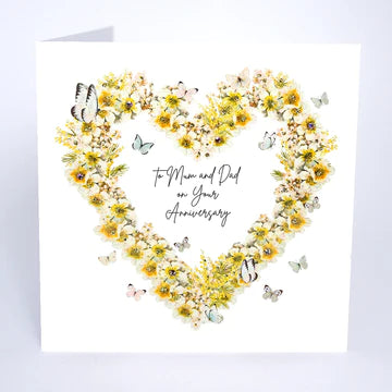 Card -  To Mum and Dad on Your Anniversary