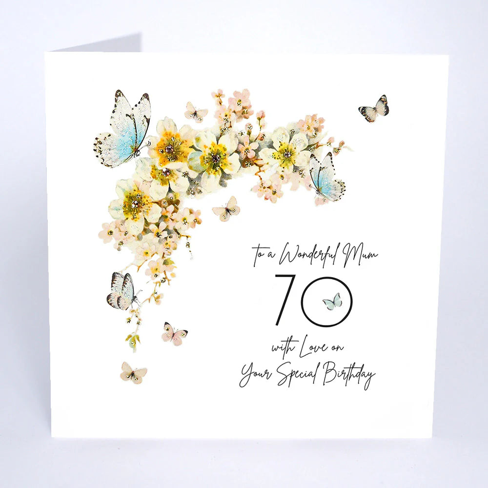Card - Wonderful Mum - 70 Years....
