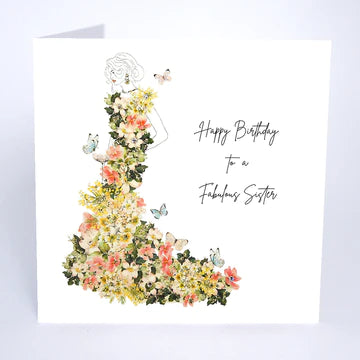 Card -  Happy Birthday to a Fabulous Sister