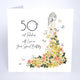 Card - 50 and Fabulous With Love on Your Special Birthday