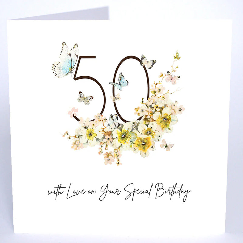 Card - 50 With Love On Your Special Birthday