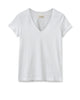 Top - ARDEN ORGANIC V-SS TEE - White