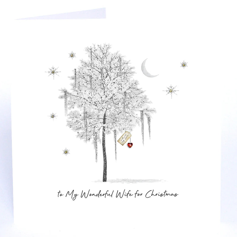 Card - To My Wonderful Wife For Christmas