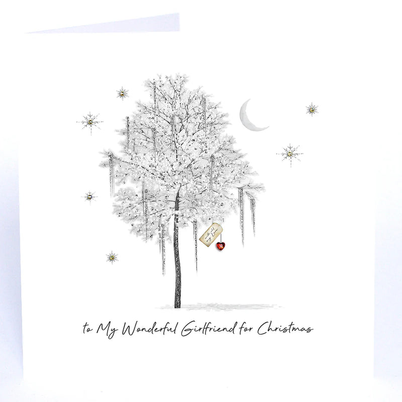 Card - To My Wonderful Girlfriend For Christmas
